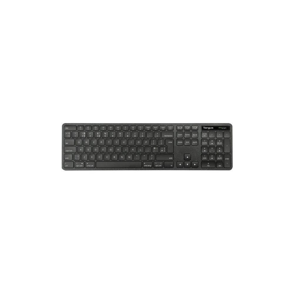 Produktbild för Targus EcoSmart - tangentbord full size - QWERTY - Nordisk - svart Inmatningsenhet