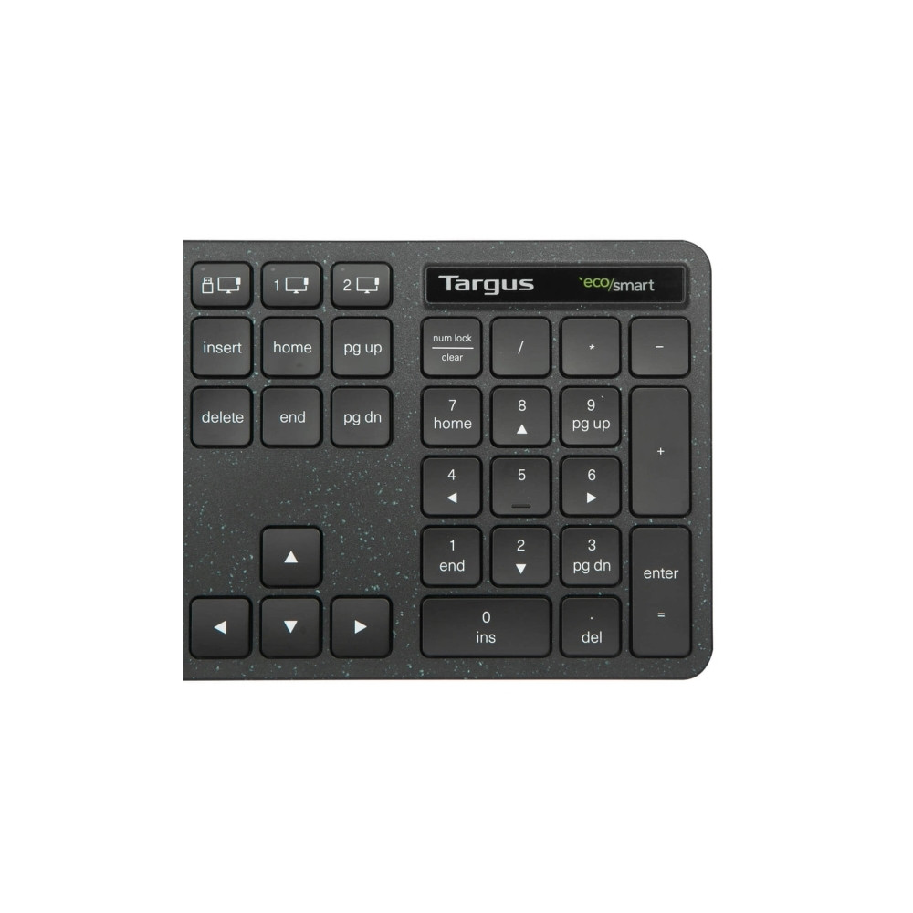 Produktbild för Targus EcoSmart - tangentbord full size - QWERTY - Nordisk - svart Inmatningsenhet