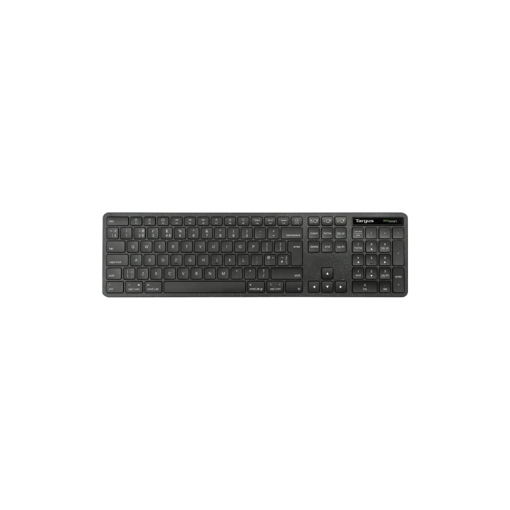 Produktbild för Targus EcoSmart - tangentbord full size - QWERTY - Nordisk - svart Inmatningsenhet