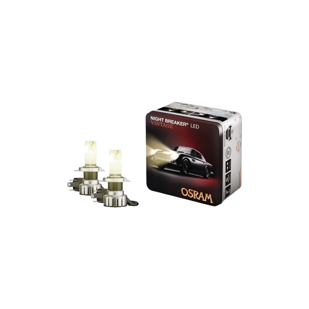 Produktbild för Osram Night Breaker LED Vintage H4 ECE +330%