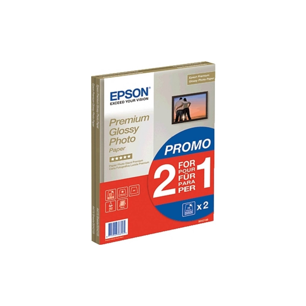 Produktbild för Epson Premium Glossy Photo Paper BOGOF