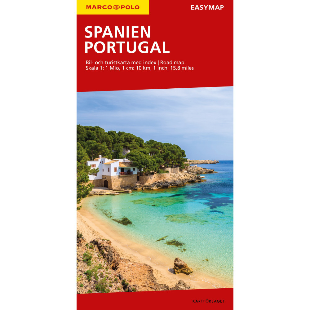 Produktbild för Spanien Portugal EasyMap - Marcopolo
