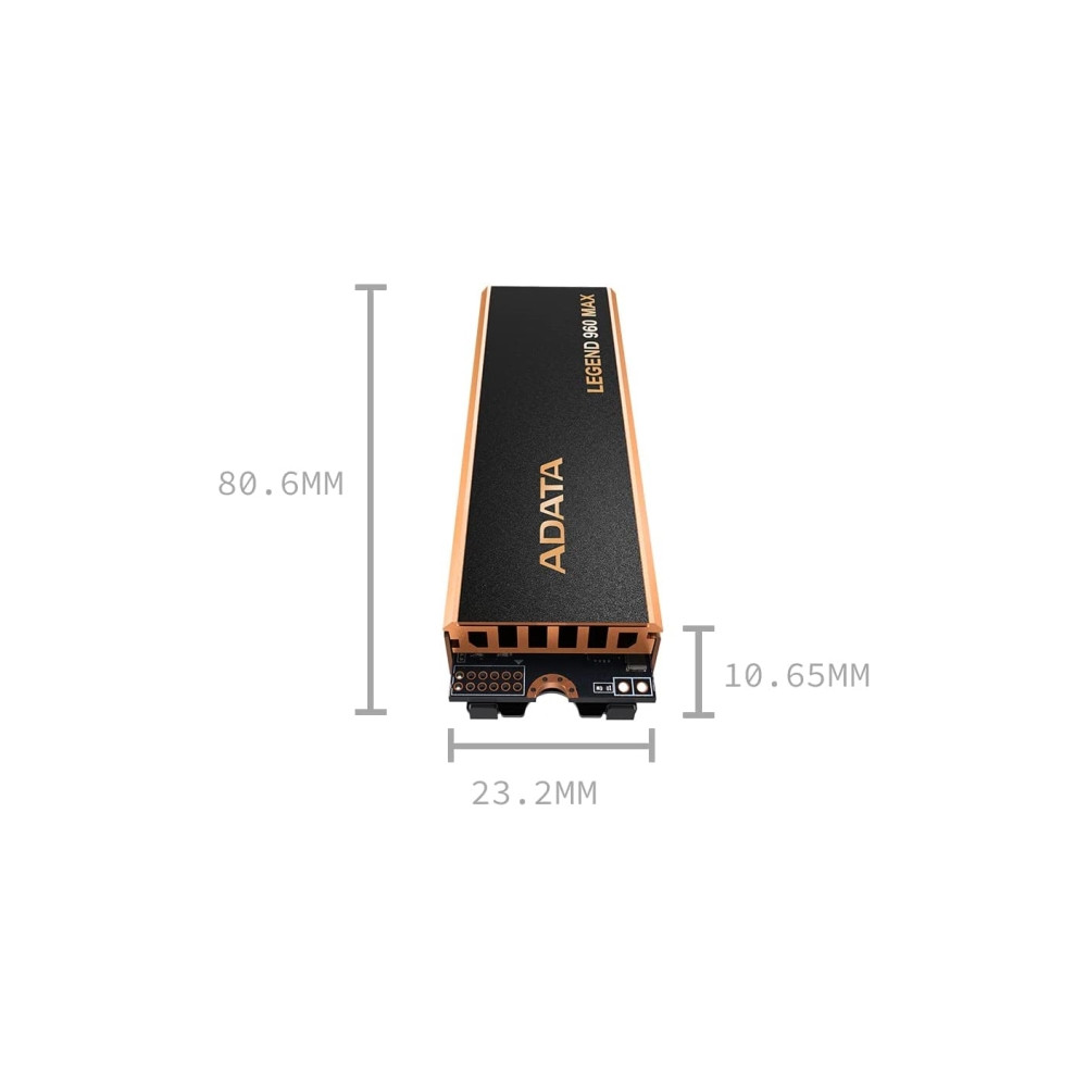 Produktbild för ADATA Legend 960 MAX - SSD - 1 TB - PCIe 4.0 x4 (NVMe)