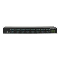 Produktbild för Startech USB till seriell adapterhubb med 16 portar - seriell adapter - USB 2.0 - RS-232 x 16