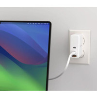 Produktbild för Kabel TARGUS USB-C - USBC-C 60W 1,5m vit