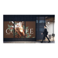 Produktbild för Optoma N3981K N-Series - 98" LED-bakgrundsbelyst LCD-skärm - 4K - för digital skyltning/konferens