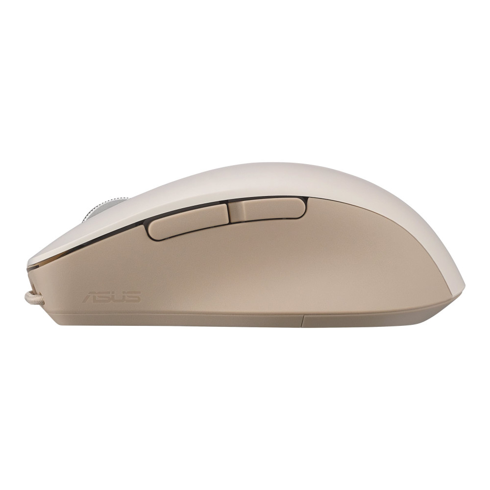 Produktbild för ASUS SmartO MD200 Silent Plus - mus - 2.4 GHz, Bluetooth 5.0 - havremjölk