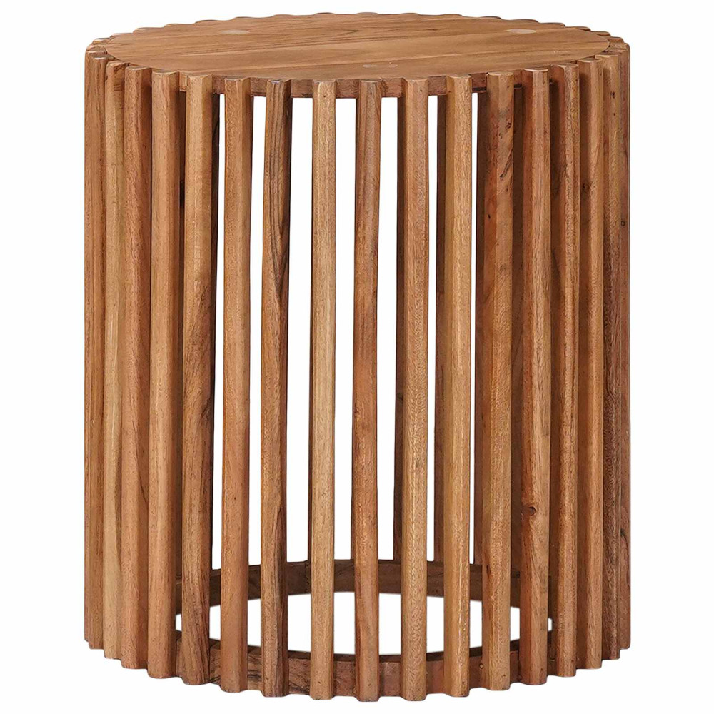 Produktbild för Handgjord Sidobord Sats 2 pcs Teakbrun 40 x 40 x 45 cm