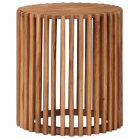 Produktbild för Handgjord Sidobord Sats 2 pcs Teakbrun 40 x 40 x 45 cm