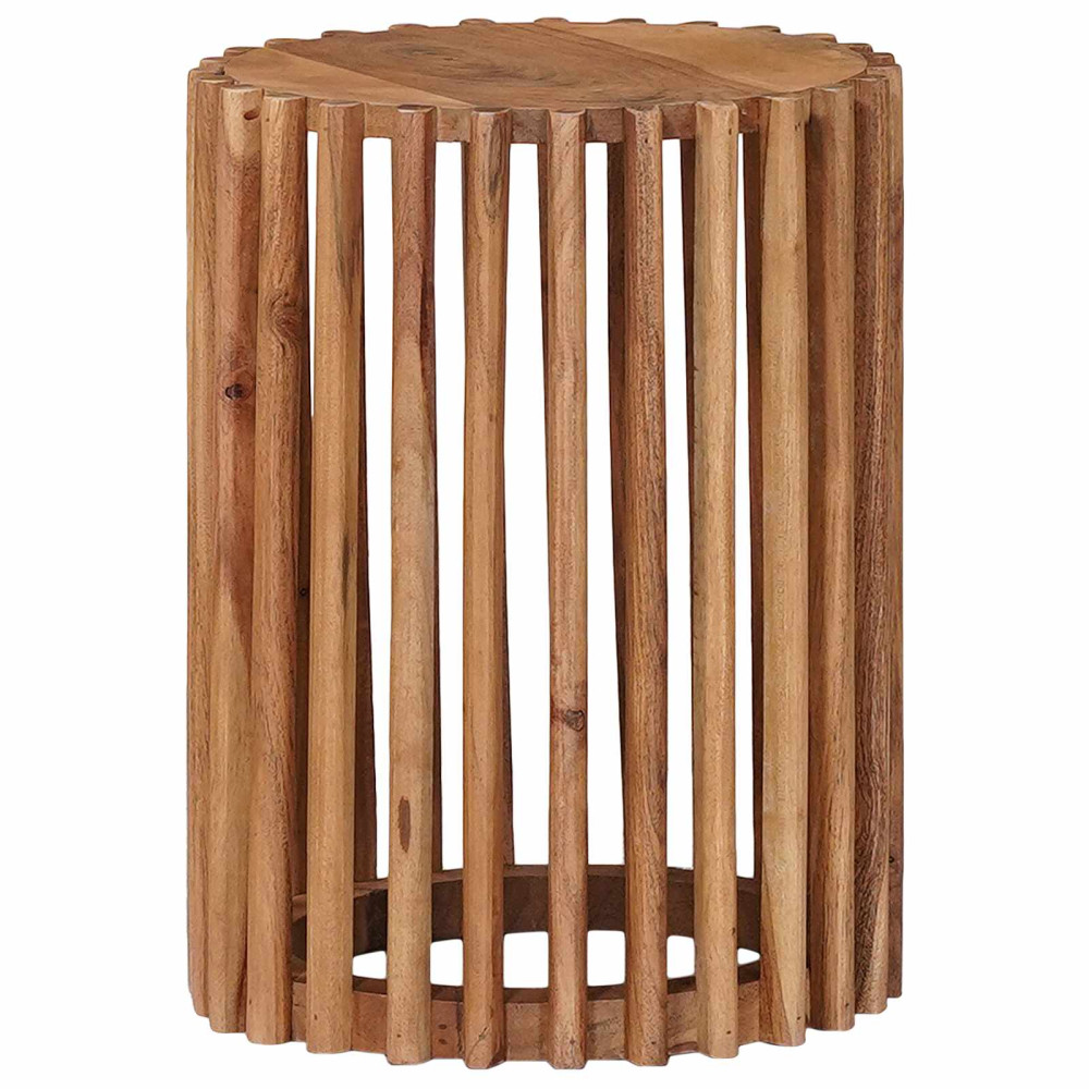 Produktbild för Handgjord Sidobord Sats 2 pcs Teakbrun 40 x 40 x 45 cm