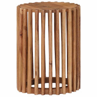 Produktbild för Handgjord Sidobord Sats 2 pcs Teakbrun 40 x 40 x 45 cm