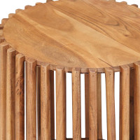 Produktbild för Handgjord Sidobord Sats 2 pcs Teakbrun 40 x 40 x 45 cm