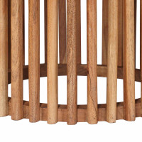 Produktbild för Handgjord Sidobord Sats 2 pcs Teakbrun 40 x 40 x 45 cm