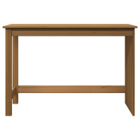 Produktbild för Skrivbord Honung brun 112 x 50 x 75 cm Massiv furu