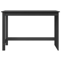 Produktbild för Skrivbord Grå 112 x 50 x 75 cm Massiv furu