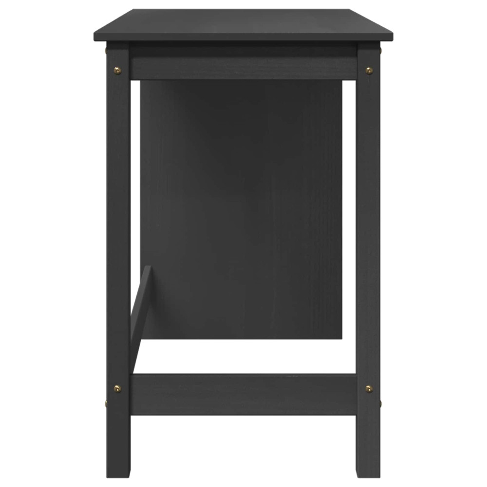 Produktbild för Skrivbord Grå 112 x 50 x 75 cm Massiv furu