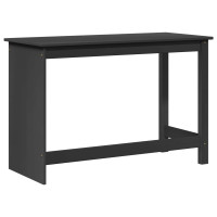 Produktbild för Skrivbord Grå 112 x 50 x 75 cm Massiv furu