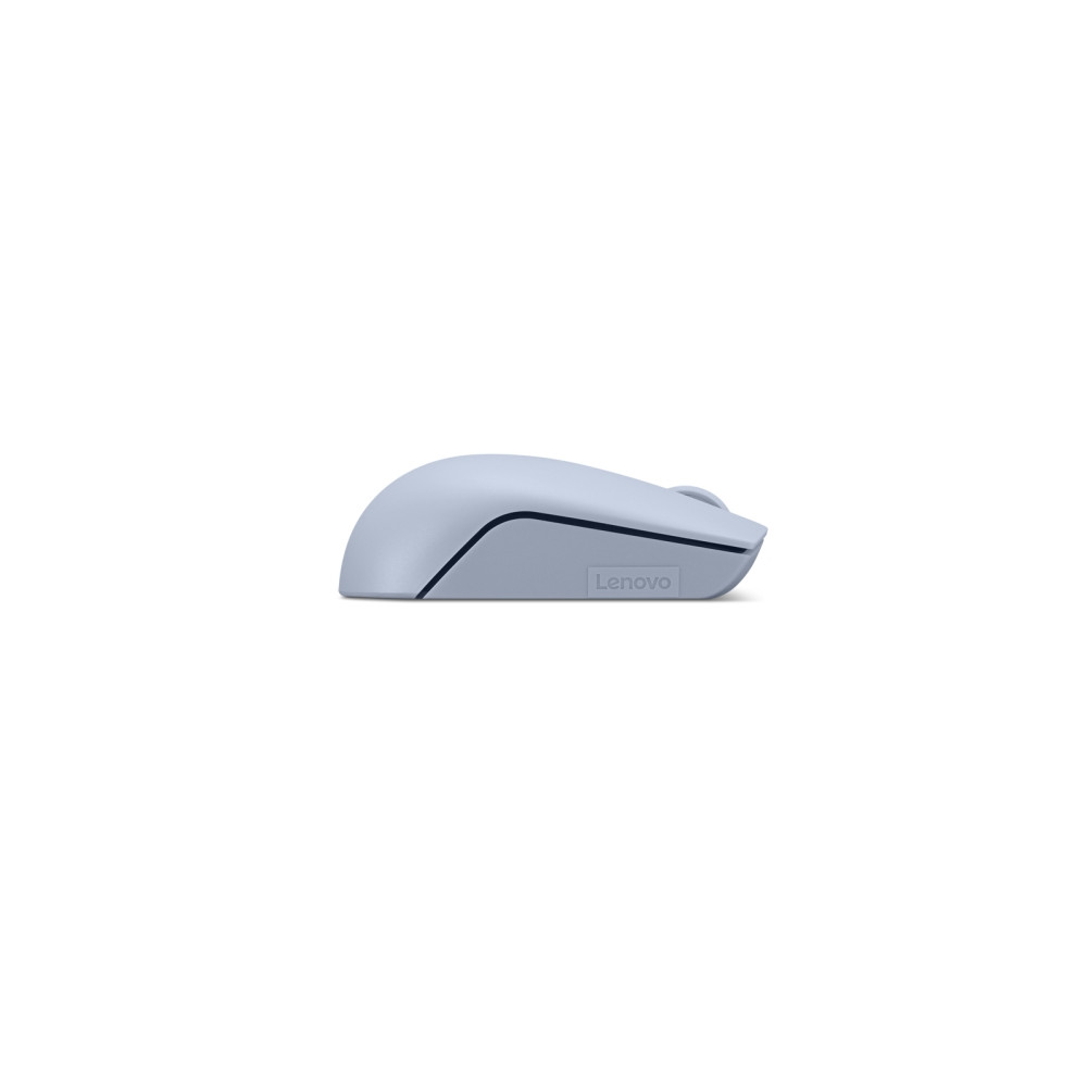 Produktbild för Lenovo 300 Wireless Compact - mus - with battery - 2.4 GHz - frost blue