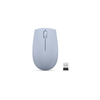 Produktbild för Lenovo 300 Wireless Compact - mus - with battery - 2.4 GHz - frost blue