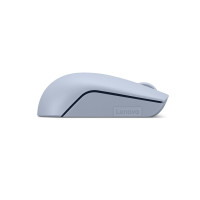 Produktbild för Lenovo 300 Wireless Compact - mus - with battery - 2.4 GHz - frost blue