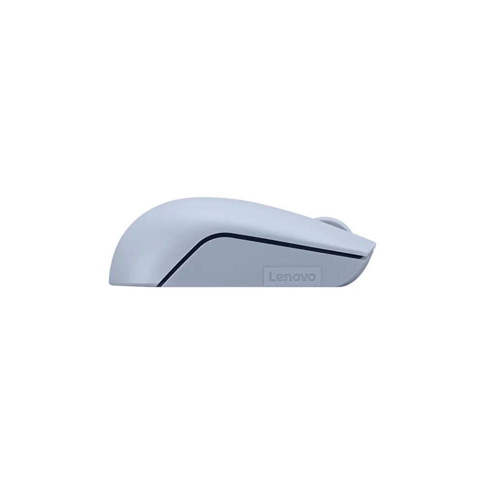Produktbild för Lenovo 300 Wireless Compact - mus - with battery - 2.4 GHz - frost blue