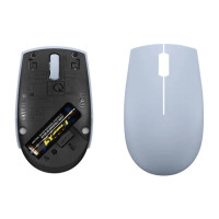 Produktbild för Lenovo 300 Wireless Compact - mus - with battery - 2.4 GHz - frost blue