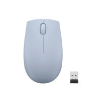 Produktbild för Lenovo 300 Wireless Compact - mus - with battery - 2.4 GHz - frost blue