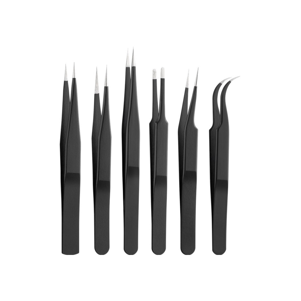 Produktbild för Goobay 41256, Rostfritt stål, Svart, Platt, Spetsig, Böjt, R...