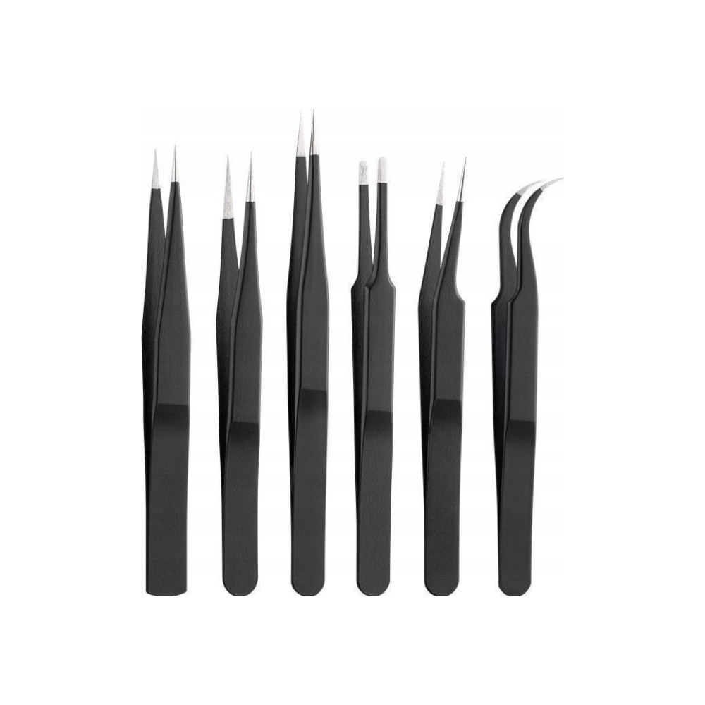 Produktbild för Goobay 41256, Rostfritt stål, Svart, Platt, Spetsig, Böjt, R...