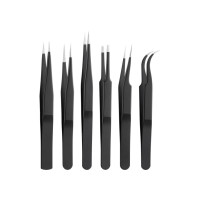 Produktbild för Goobay 41256, Rostfritt stål, Svart, Platt, Spetsig, Böjt, R...