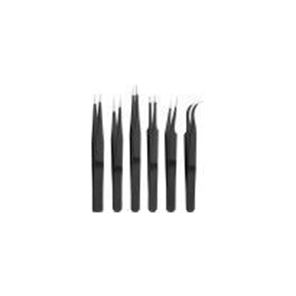 Produktbild för Goobay 41256, Rostfritt stål, Svart, Platt, Spetsig, Böjt, R...