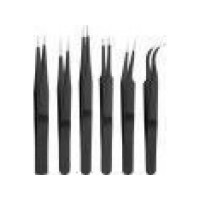 Produktbild för Goobay 41256, Rostfritt stål, Svart, Platt, Spetsig, Böjt, R...
