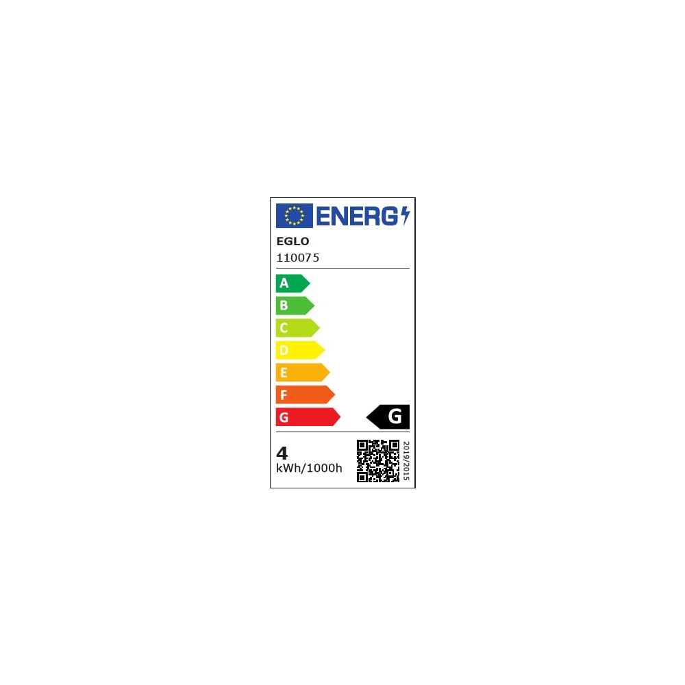 Produktbild för Eglo - LED-glödlampa med filament - form: G80 - E27 - 4 W - varmt vitt ljus - 2200 K - glob - bärnsten