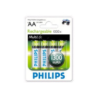 Produktbild för Philips Multilife R6B4A130 batteri - 4 x AA-typ - NiMH