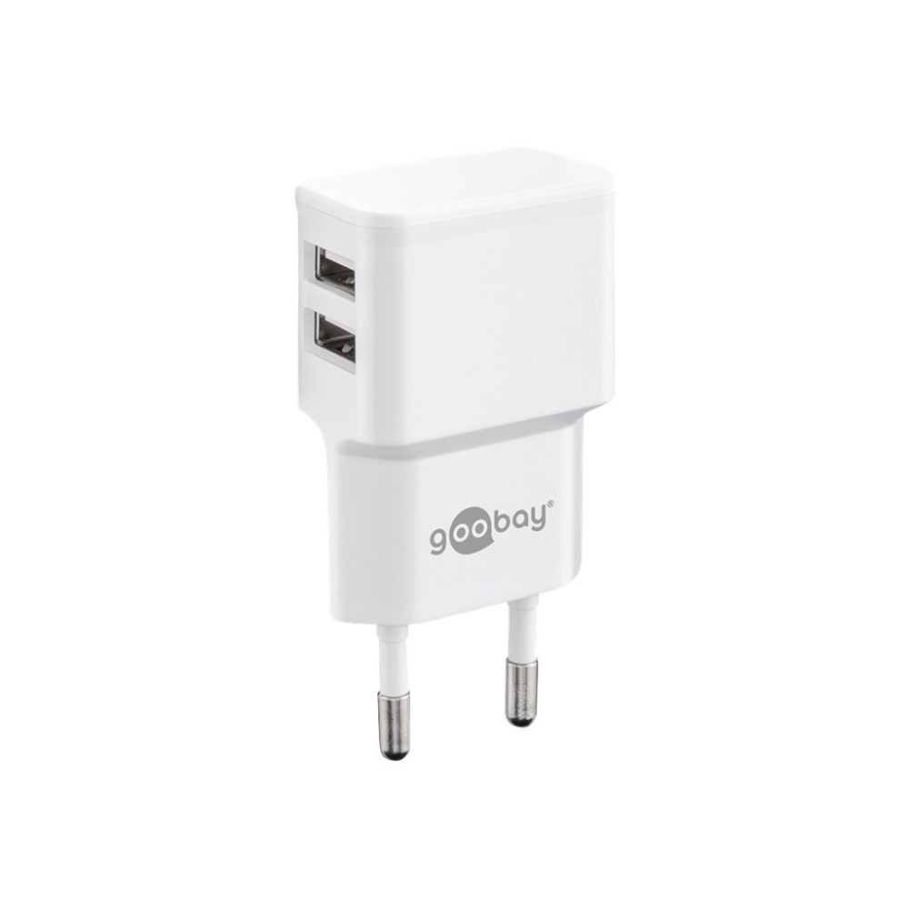 Produktbild för goobay Dual Apple Lightning charger set strömadapter - USB - 12 watt