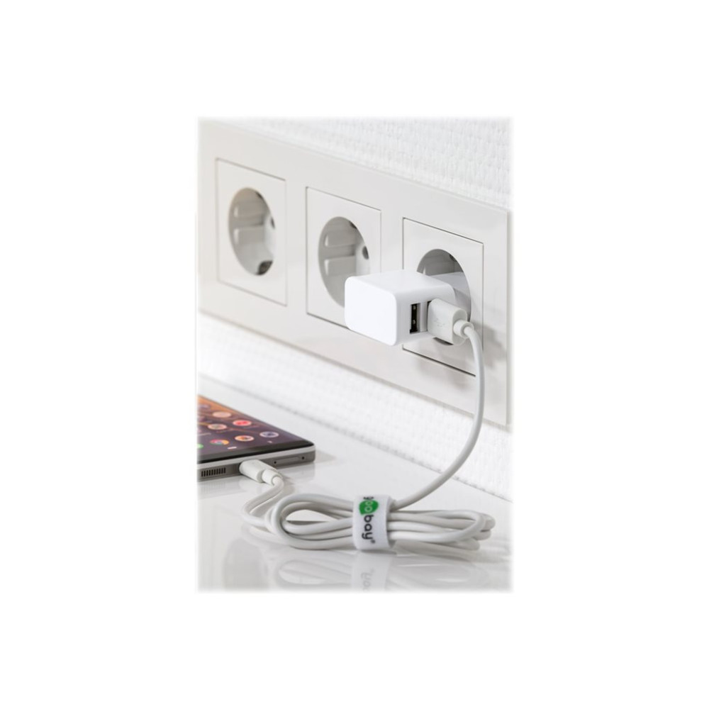 Produktbild för goobay Dual Apple Lightning charger set strömadapter - USB - 12 watt