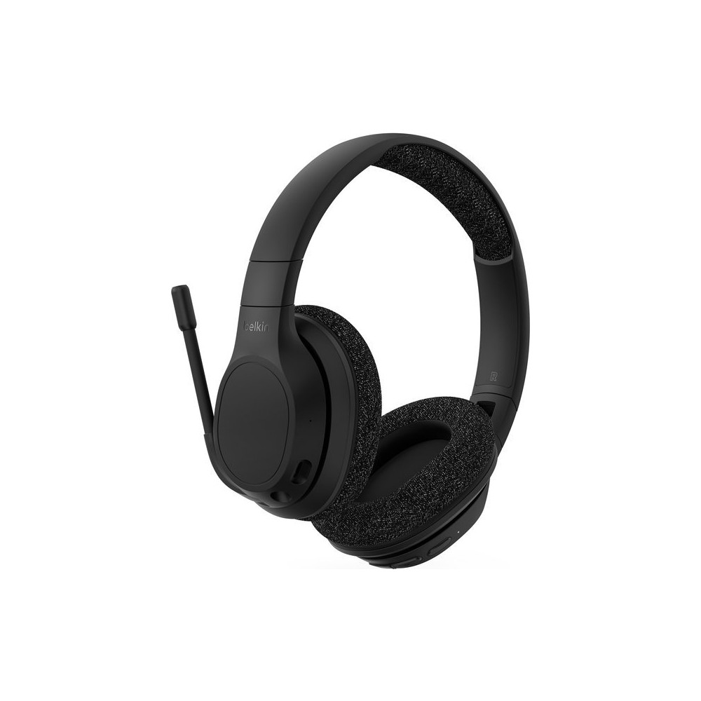 Produktbild för Belkin SoundForm Adapt - hörlurar med mikrofon - USB-C, 3,5 mm kontakt