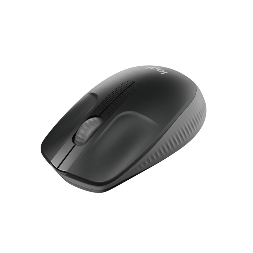 Produktbild för Logitech M190 - mus - träkol