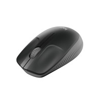 Produktbild för Logitech M190 - mus - träkol