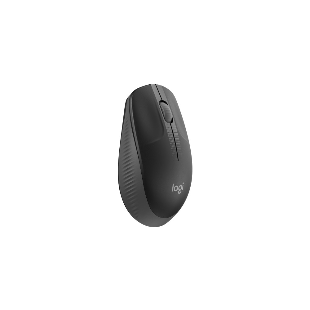 Produktbild för Logitech M190 - mus - träkol