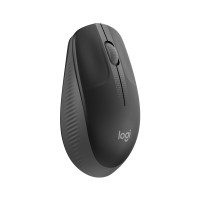 Produktbild för Logitech M190 - mus - träkol