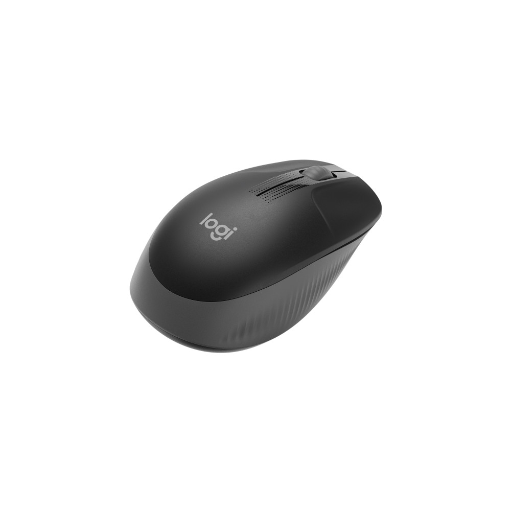 Produktbild för Logitech M190 - mus - träkol