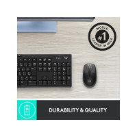Produktbild för Logitech M190 - mus - träkol