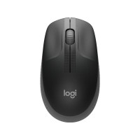 Produktbild för Logitech M190 - mus - träkol