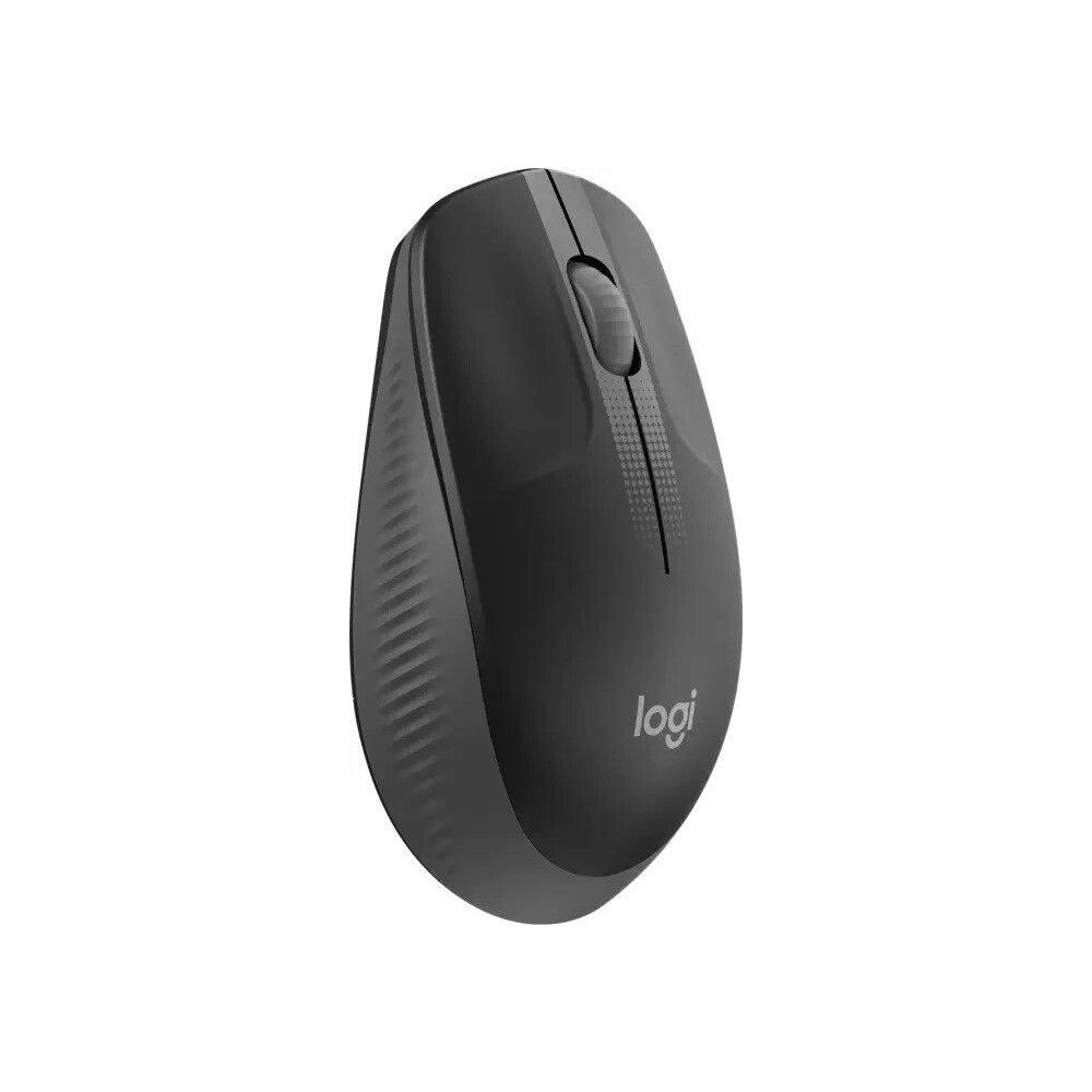 Produktbild för Logitech M190 - mus - träkol