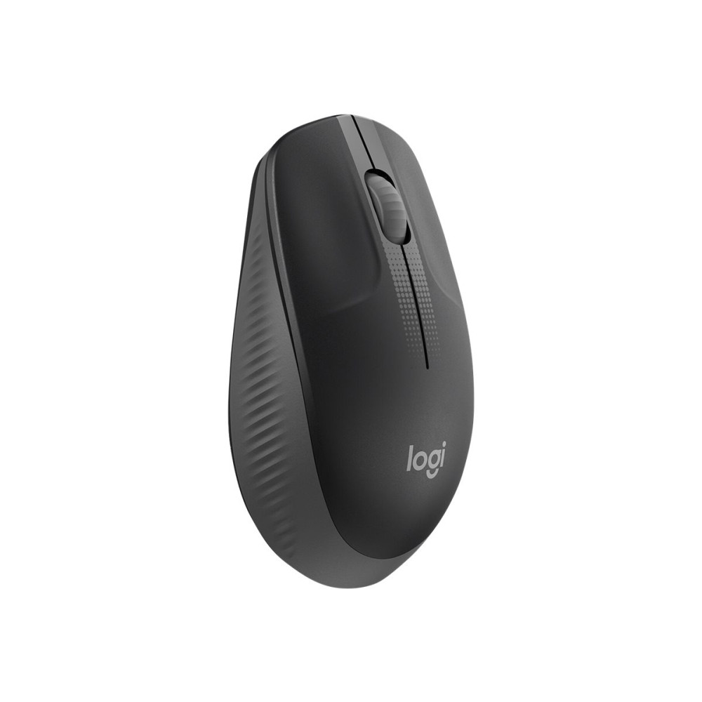 Produktbild för Logitech M190 - mus - träkol