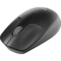 Produktbild för Logitech M190 - mus - träkol