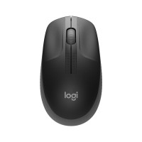 Produktbild för Logitech M190 - mus - träkol