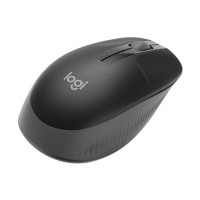 Produktbild för Logitech M190 - mus - träkol