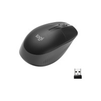 Produktbild för Logitech M190 - mus - träkol